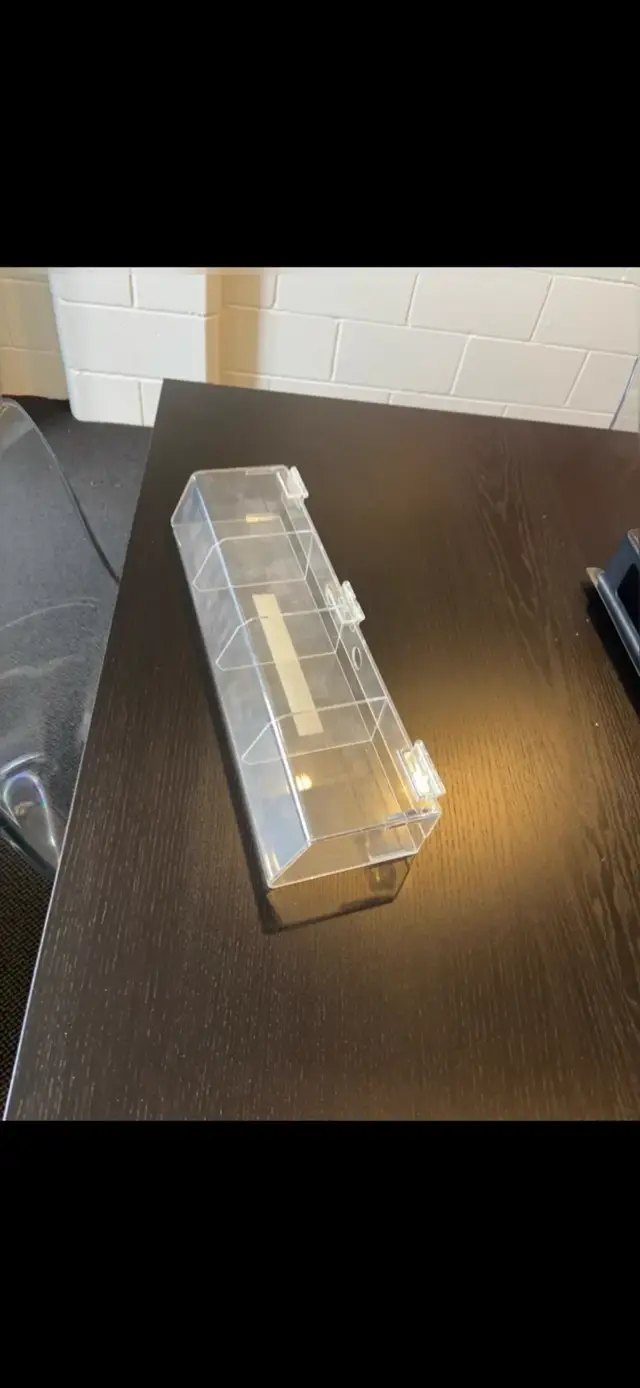 Crystal-clear acrylic display box