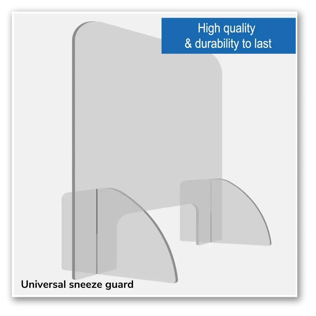 Universal sneeze guard — high quality acrylic