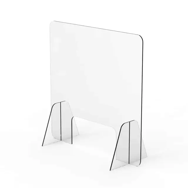 Clear acrylic sneeze guard