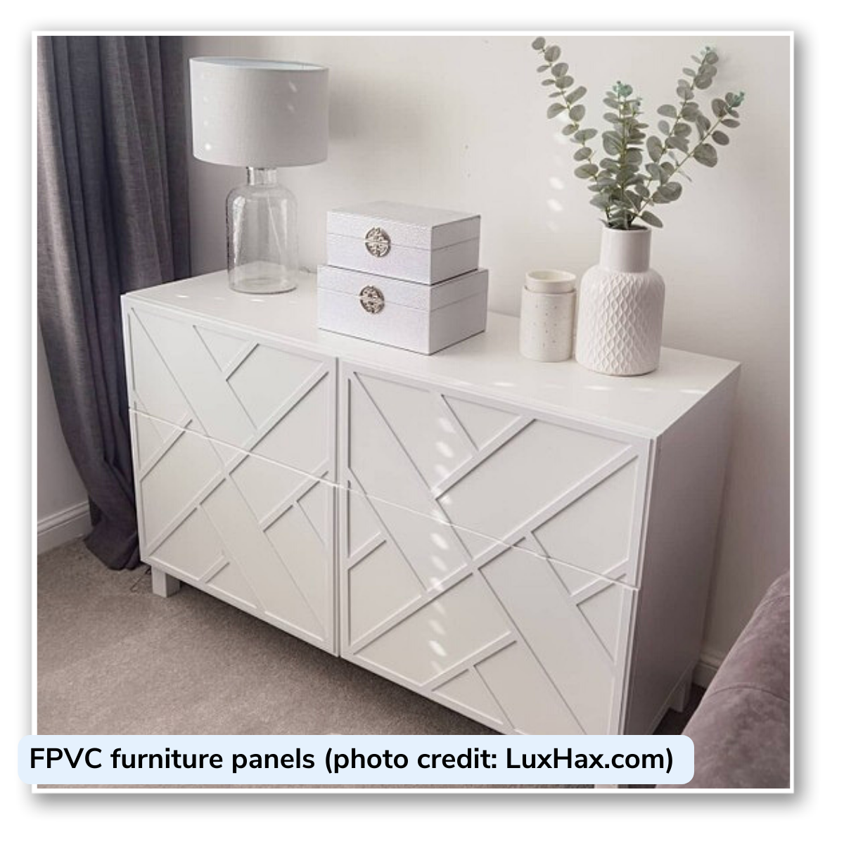 Foam PVC furniture panel cabinet
