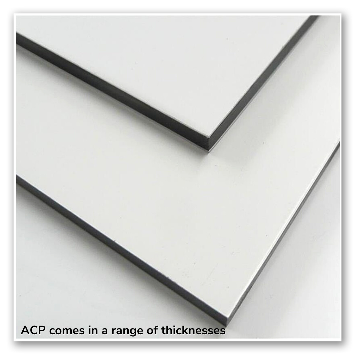 ACP composite panel samples
