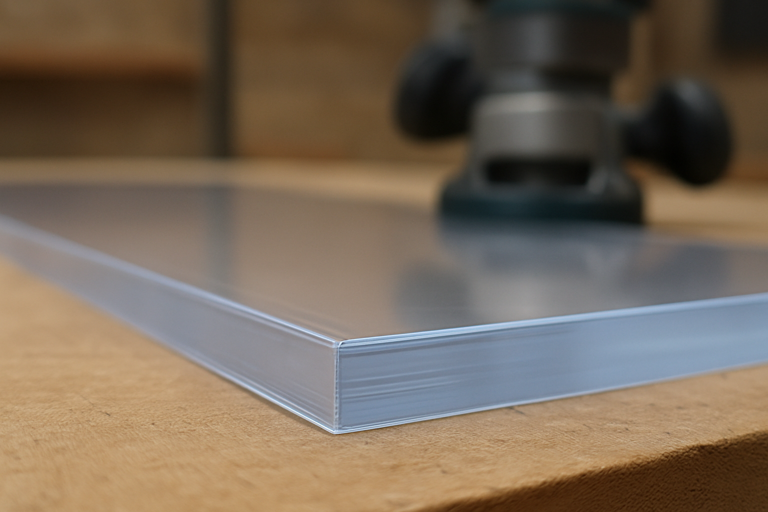 Polycarbonate precision cut detail - P&M Plastics Gold Coast