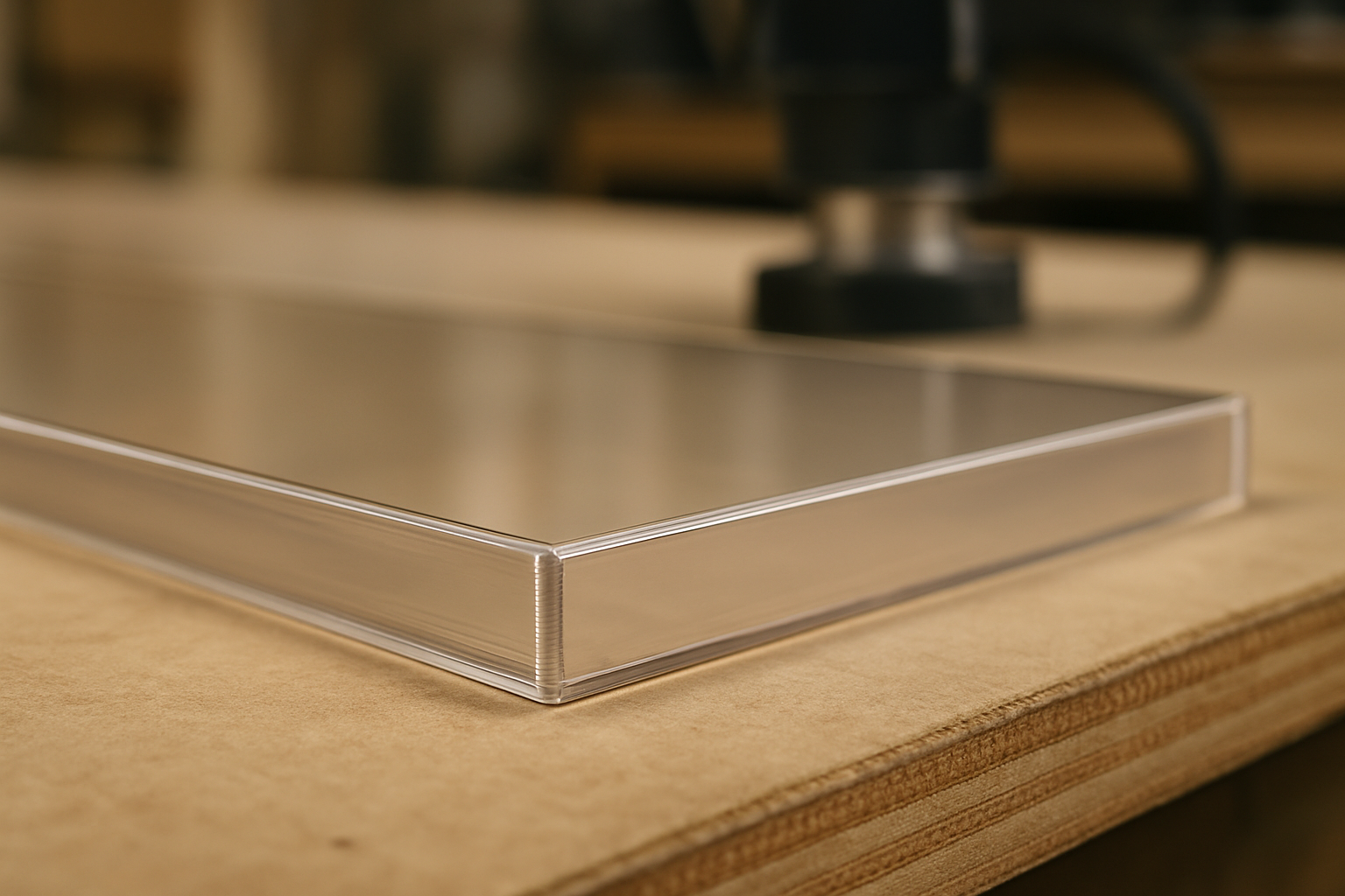 PETG precision cut detail - P&M Plastics Gold Coast
