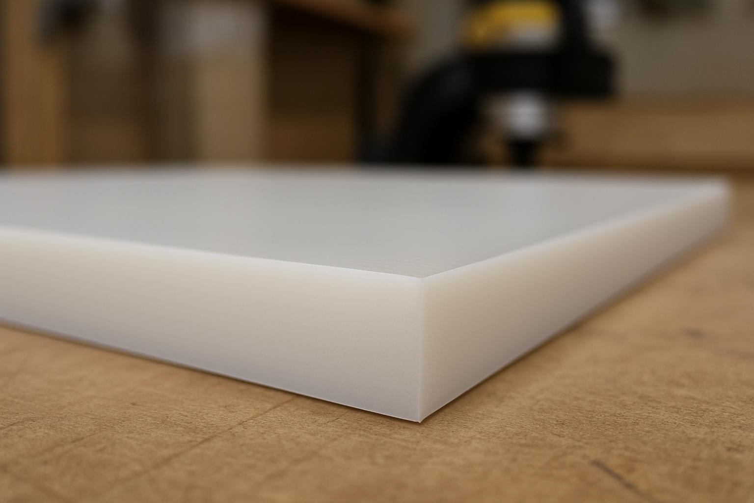 Acetal / Delrin precision cut detail - P&M Plastics Gold Coast